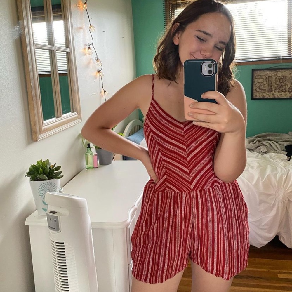 One Clothing Red Romper!
